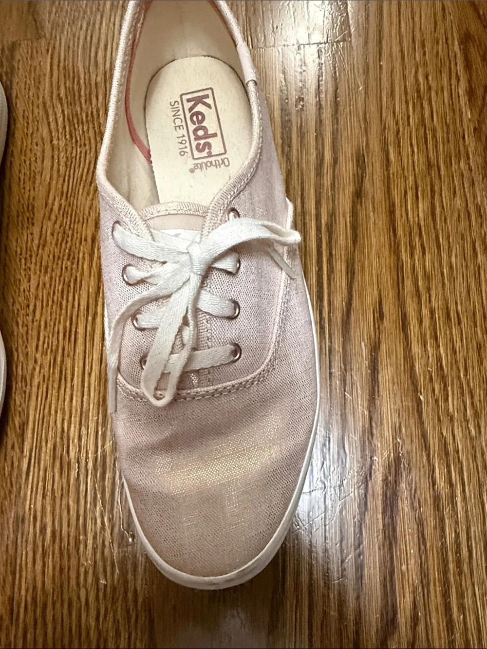 Keds Pink Canvas Low-Top Sneakers